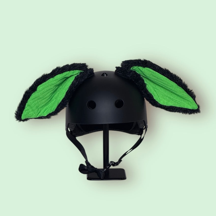 Helmet EARZ - Dark Grey & Neon Green - Large