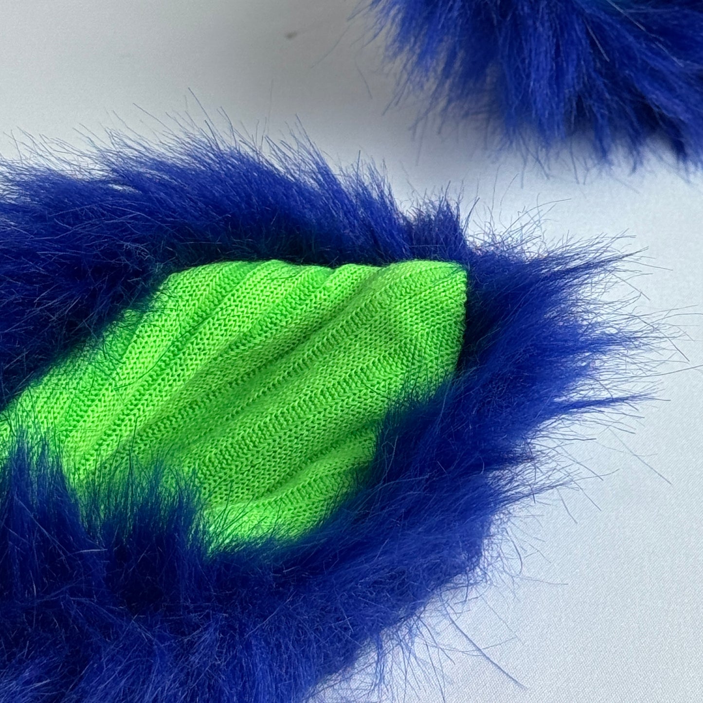 Helmet EARZ - Electric Blue & Neon Green - Mini