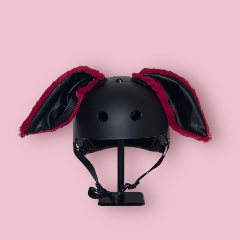 Helmet EARZ - Red & Black Leather - Large