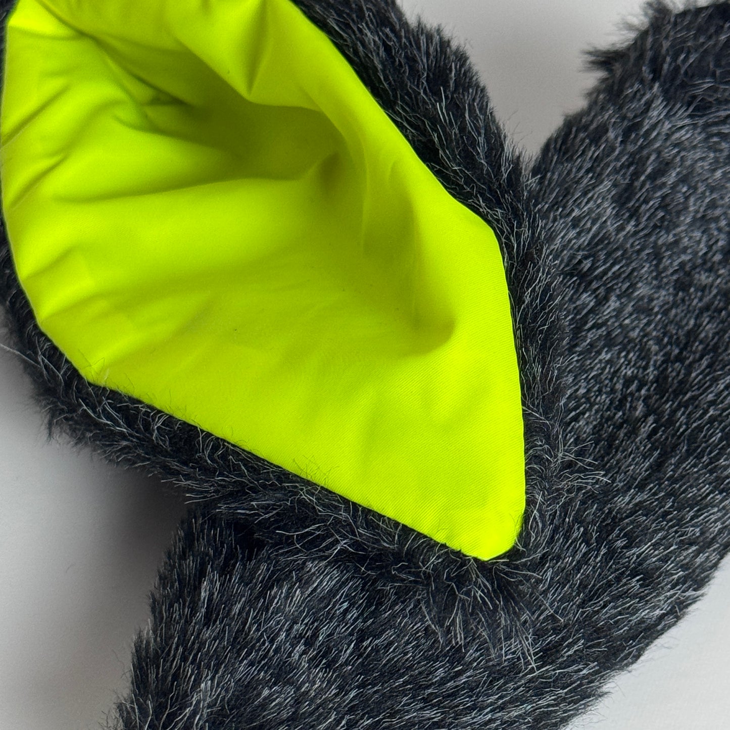 Helmet EARZ - Dark Grey & Neon Yellow - Large