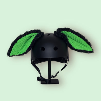 Helmet EARZ - Dark Grey & Neon Green