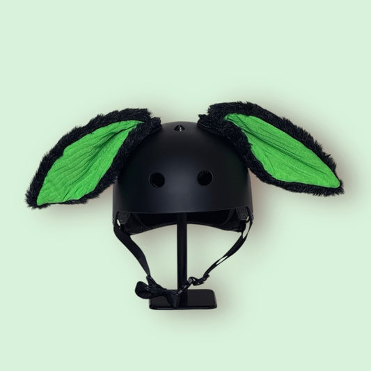 Helmet EARZ - Dark Grey & Neon Green - Large
