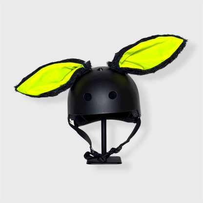 Helmet EARZ - Dark Grey & Neon Yellow - Large