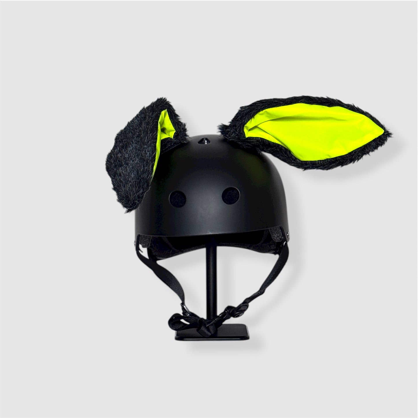 Helmet EARZ - Dark Grey & Neon Yellow - Large