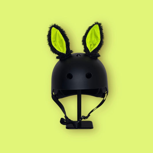 Helmet EARZ - Dark Grey & Neon Yellow - Mini