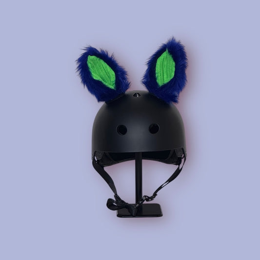 Helmet EARZ - Electric Blue & Neon Green - Mini