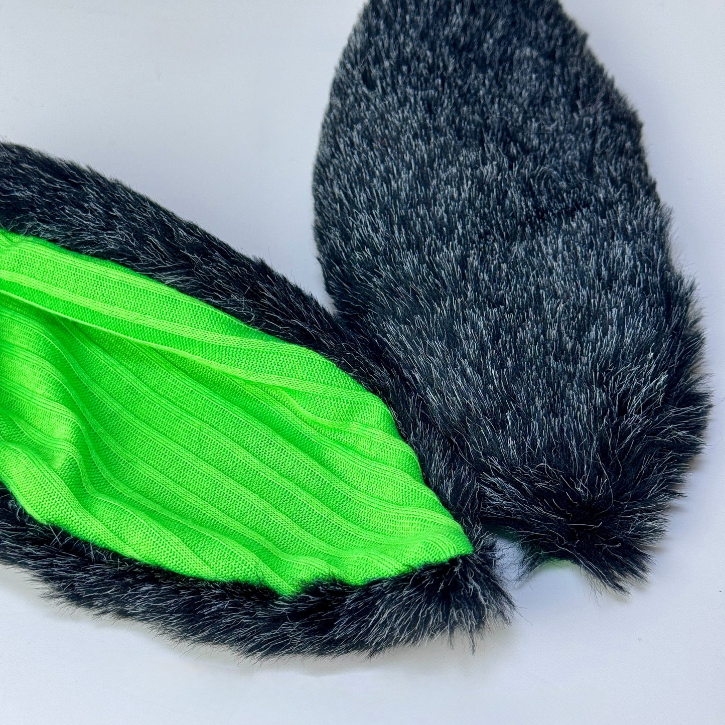 Helmet EARZ - Dark Grey & Neon Green