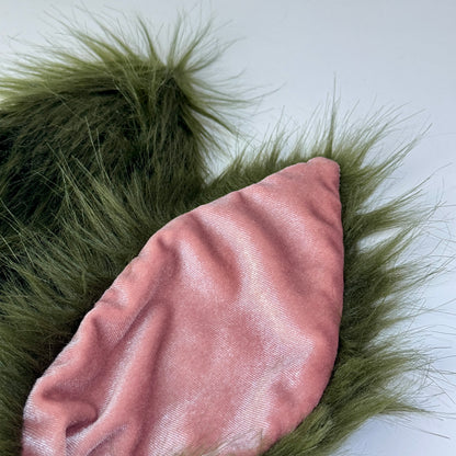 Helmet EARZ - Khaki & Pink