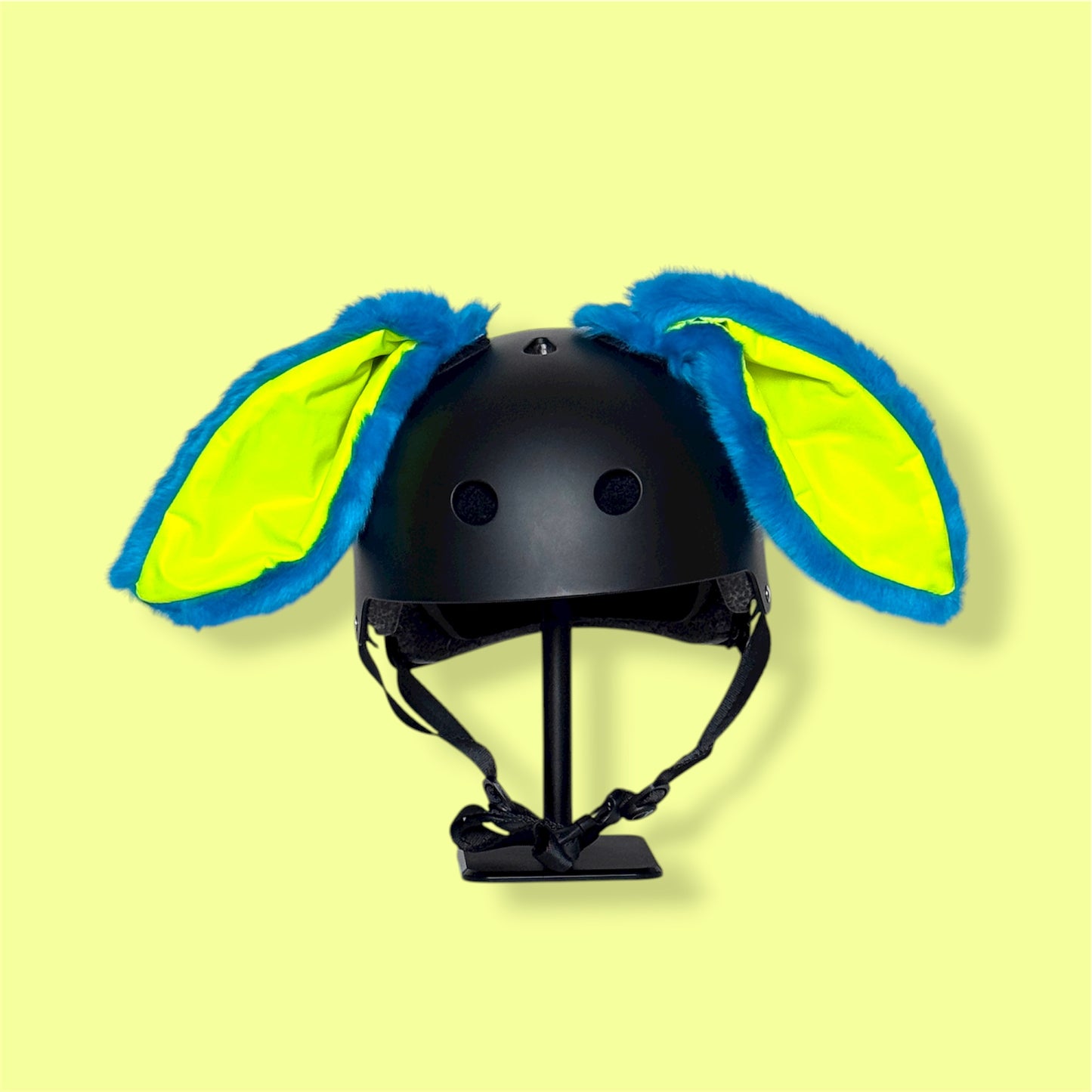 Helmet EARZ - Blue & Neon Yellow - Large
