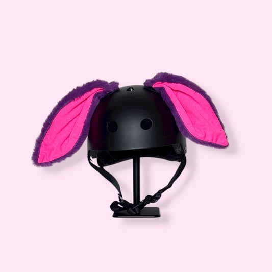 Helmet EARZ - Purple & Neon Pink - Large