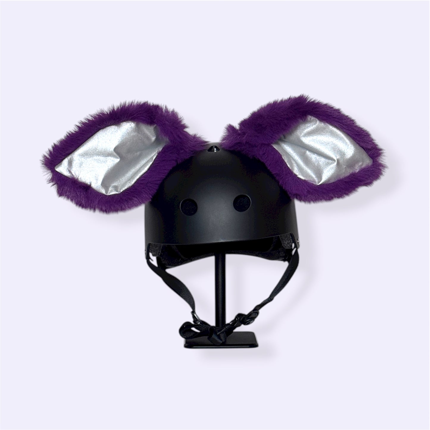 Helmet EARZ - Purple & Silver - Large