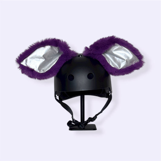 Helmet EARZ - Purple & Silver - Large