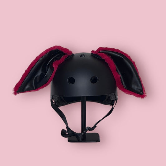 Helmet EARZ - Red & Black Leather - Large